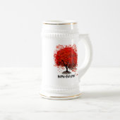 Roodbomen voor T-shirts, cadeautjes, stickers en p Bierpul (Voorkant rechts)