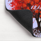 Roodbomen voor T-shirts, cadeautjes, stickers en p Muismat (Hoek)