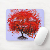 Roodbomen voor T-shirts, cadeautjes, stickers en p Muismat (Met muis)