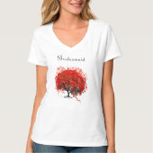 Roodbomen voor T-shirts, cadeautjes, stickers en p T-shirt (Voorkant)