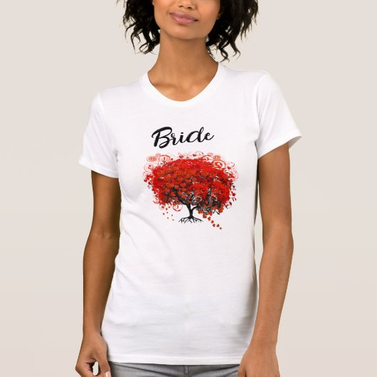 Roodbomen voor T-shirts, cadeautjes, stickers en p T-shirt (Voorkant)