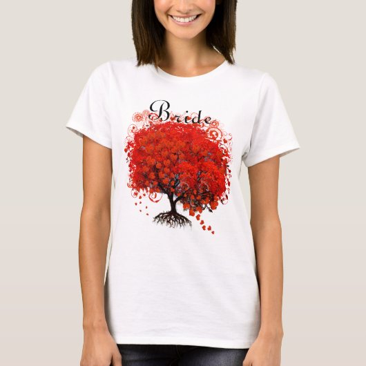 Roodbomen voor T-shirts, cadeautjes, stickers en p T-shirt (Voorkant)