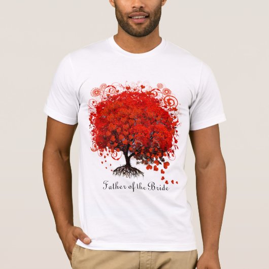 Roodbomen voor T-shirts, cadeautjes, stickers en p T-shirt (Voorkant)