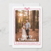 Roodboogrand Feestdagenkaart (Voorkant)