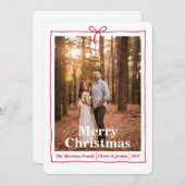 Roodboogrand Feestdagenkaart (Voorkant / Achterkant)