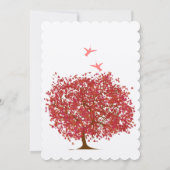 Roodboom Hummingbird Weddenschap Kaart (Achterkant)