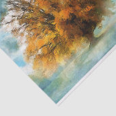 Roodboom in de lijst tissuepapier (Detail)