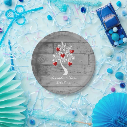 Roodboom van Bord van hartenbonnen (Feest)