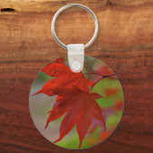 Roodboombladeren Sleutelhanger (Voorkant)