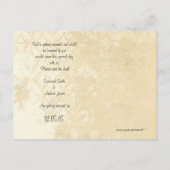 Roodboombruiloft sparen de datum aankondigingskaart (Achterkant)