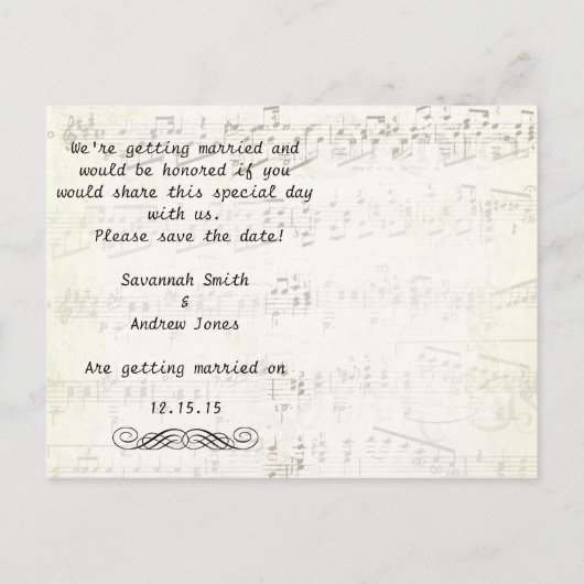 Roodboombruiloft sparen de datum aankondigingskaart (Achterkant)