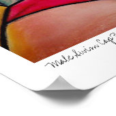 Roodboomstammen van het Pet van Mannelijke Swim do Poster (Hoek)