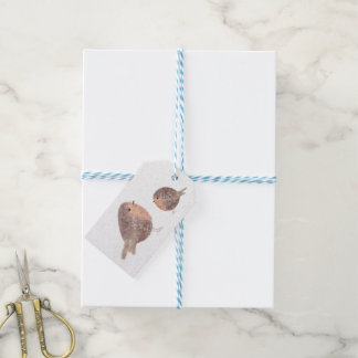 Roodborst Cadeautags Cadeaulabel
