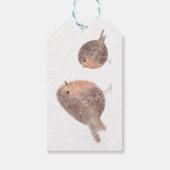 Roodborst Cadeautags Cadeaulabel (Voorkant)