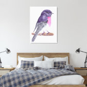 Roodborst Canvas Afdruk (Insitu (Slaapkamer))