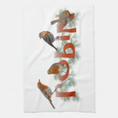 Roodborst Keukenhanddoek (Verticaal)