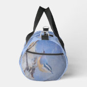 Roodborst Nuthatch schilderij Originele Vogelkunst Plunjezak (Rechts)