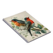 roodborst Robin Briefkaart Notitieboek (Rechterzijde)
