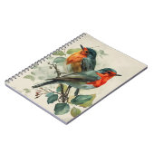 roodborst Robin Briefkaart Notitieboek (Linkerzijde)