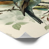 roodborst Robin Poster (Hoek)