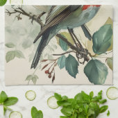  roodborst Robin Theedoek (Gevouwen)