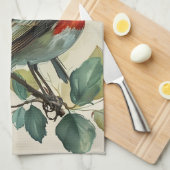  roodborst Robin Theedoek (Quarter Fold)