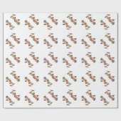 Roodborst Textuur Inpakpapier (kies kleur) (Vlak)