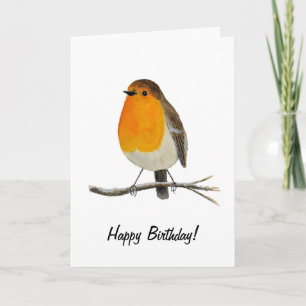 Roodborst Verwenskaart Kaart