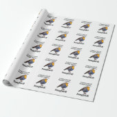 Roodborst Zangvogel Cadeaupapier (Uitgerold)