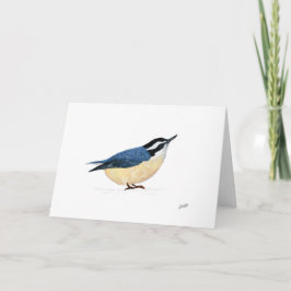 Roodborstboomklever Notitiekaartje