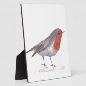Roodborstje Fotoplaat (Zijkant)