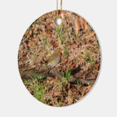 Roodborstje Keramisch Ornament (Links)