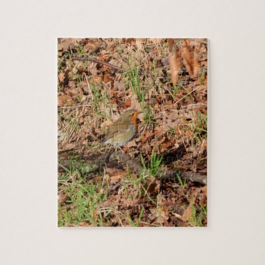 Roodborstje Legpuzzel (Verticaal)