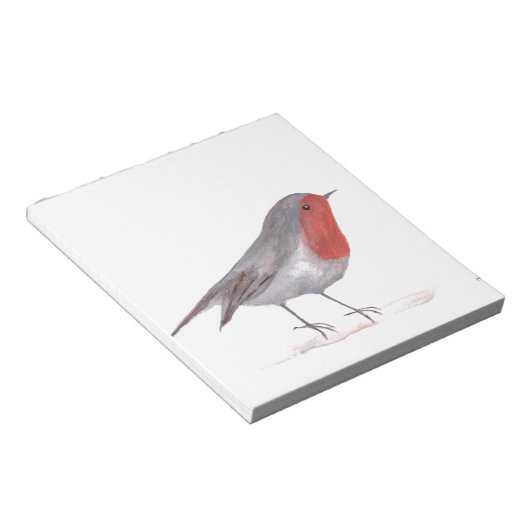 Roodborstje Notitieblok (Schuin)