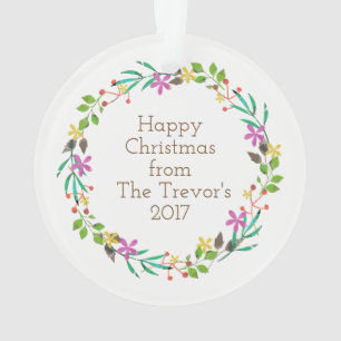 Roodborstje, vogel van Kerstmis Ornament