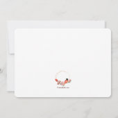 Roodborstvogel Kaart (Achterkant)