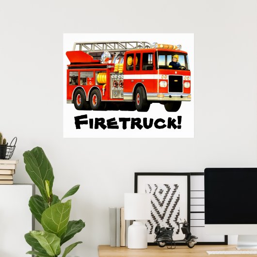 Roodbrandend Kind Poster (Thuiskantoor)