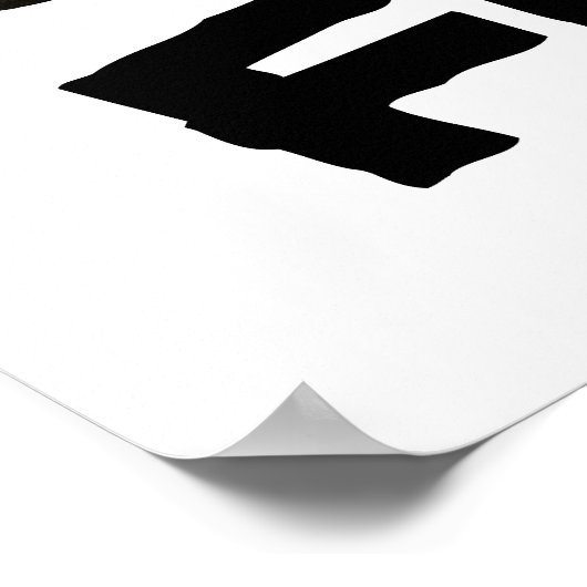 Roodbrandend Kind Poster (Hoek)