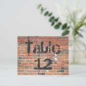 Roodbrick Graffiti Briefkaart (Staand voorkant)