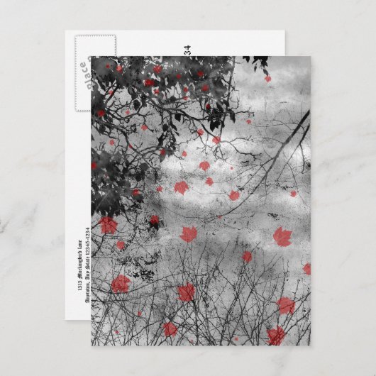 Roodbriefdag bruiloft aankondiging (Voorkant / Achterkant)