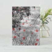 Roodbriefdag Gothic Weddenschap Kaart (Staand voorkant)