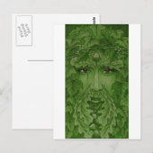 roodbruin briefkaart (Voorkant / Achterkant)