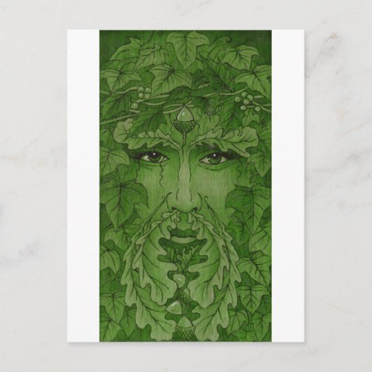 roodbruin briefkaart (Voorkant)