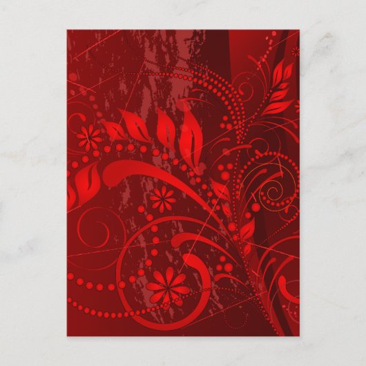 roodbruin briefkaart (Voorkant)