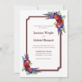 Roodbruin Roos van Bourgogne Kaart (Voorkant)