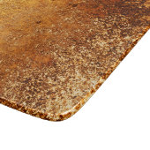 Roodbruin Rustic Weathered Grunge Koper Snijplank (Hoek)
