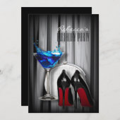 roodbruin van de roodbruine martini - cocktail kaart (Voorkant / Achterkant)