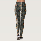 roodbruin zwart leggings (Achterkant)
