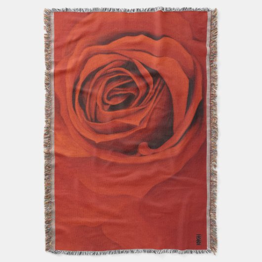 Roodbruine blik deken (Voorkant Verticaal)