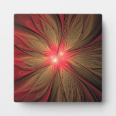 Roodbruine bloem fotoplaat (Voorkant)